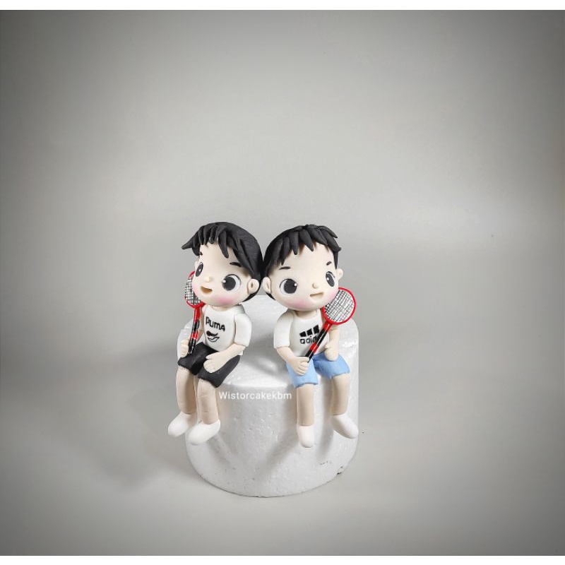 custom figurine fondant/dummy cake