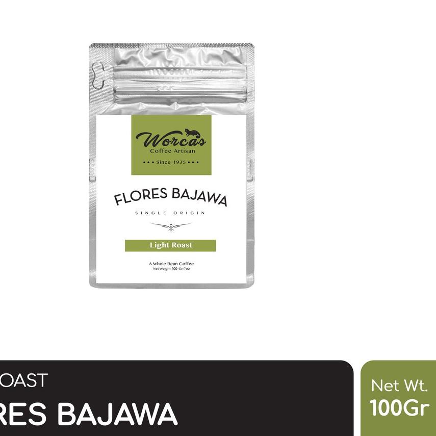 

SALE✅WORCAS Kopi Arabika Flores Bajawa 100 Gram - Light Roast|RA1