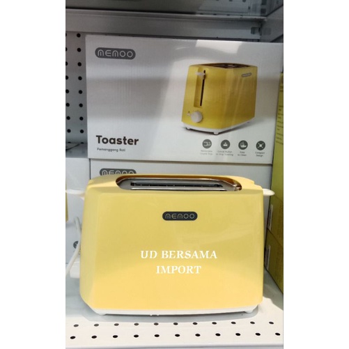 MEMOO Toaster 2 Slice/Alat Pemanggang Roti 700W