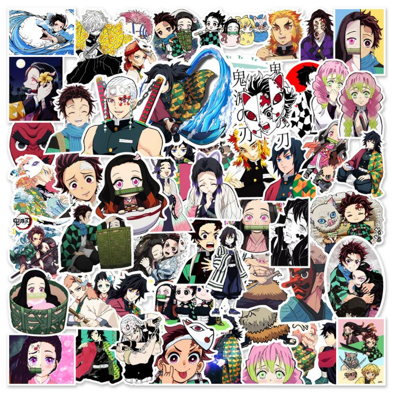 

Stiker Anime Demon Slayer Pack Style 260413
