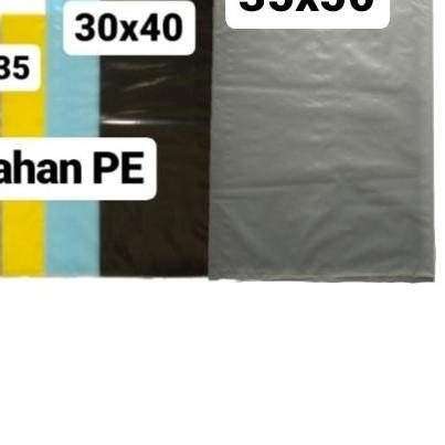 

plastik packing (PE) tanpa plong (harga kiloan) - hitam 30x40
