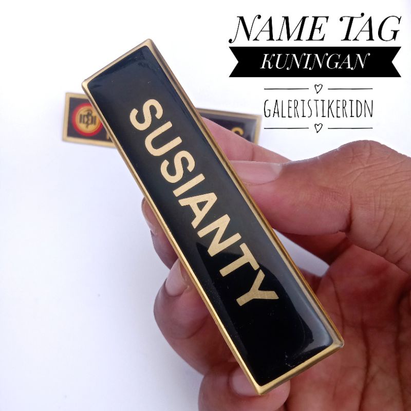 

NAME TAG KUNINGAN NAME TAG STAINLES PAPAN NAMA DADA