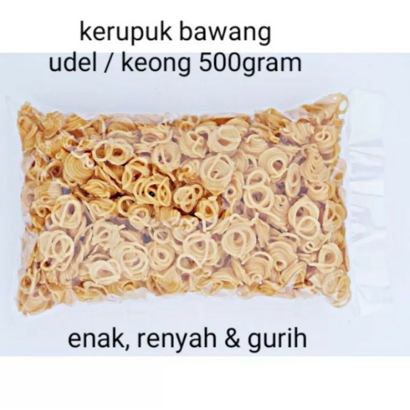 

Krupuk keong_krupuk Udel Super 500gram/Krupuk Enak Gurih