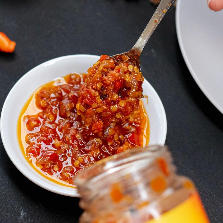 

Gold Promo SAMBAL BU DJUI Paket Hemat Pedas Gila Mercon + Petir