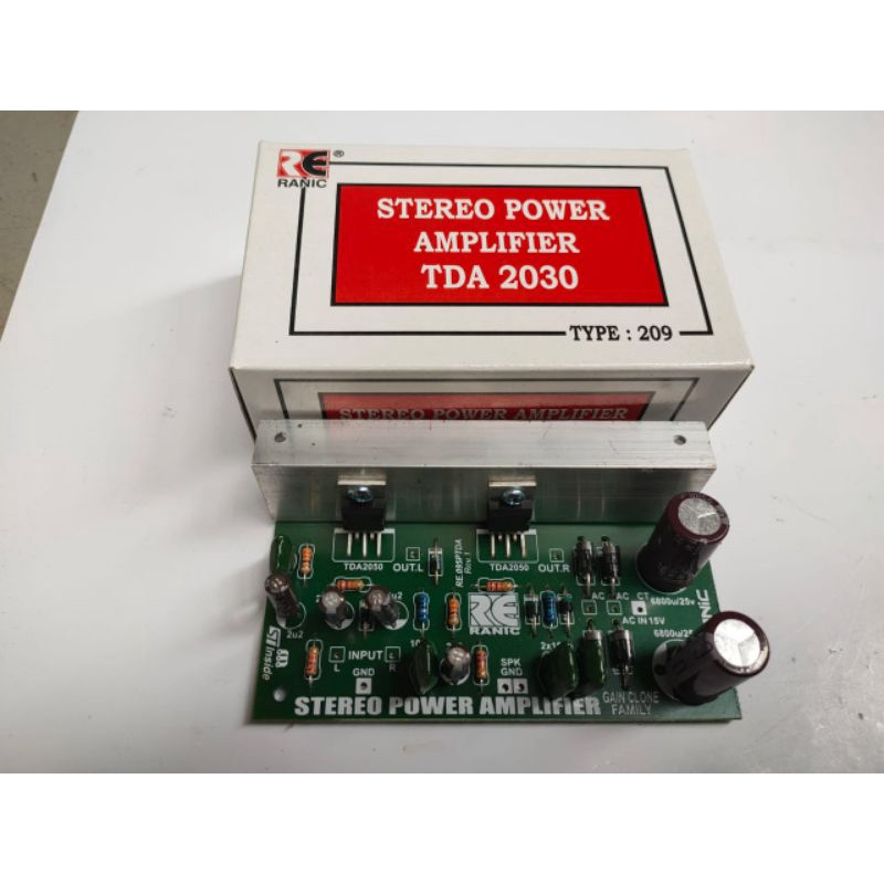 Kit power tda2030 tda 2030 stereo