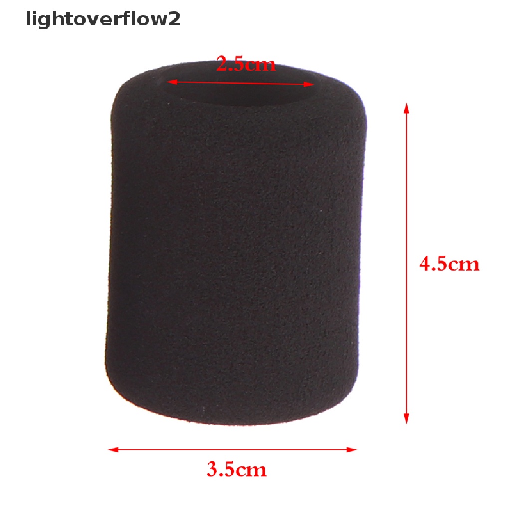 (lightoverflow2) 5pcs Cover Grip Mesin Tato Bahan Memory Foam Ukuran 35mm (ID)