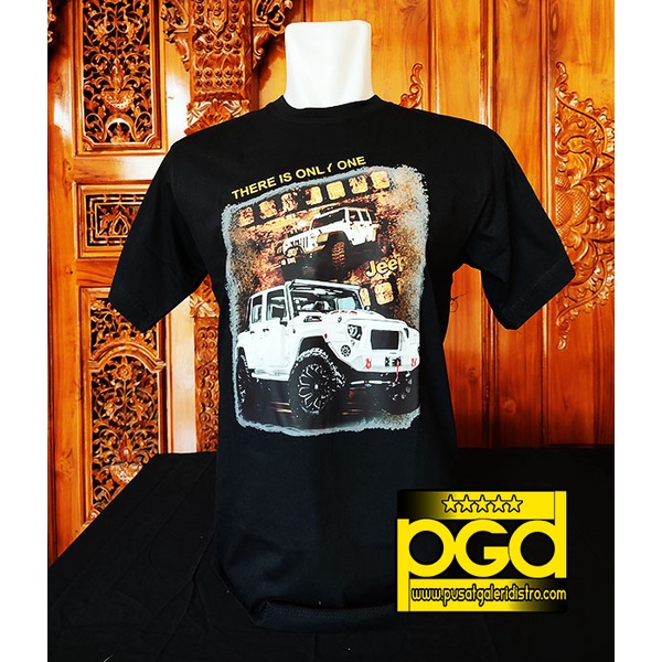Kaos Jeep Offroad / Baju Distro Jeep Offroad Kualitas Premium / T shirt Jeep Offroad Disain Terbaru 