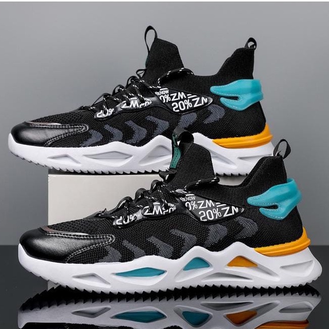 TBIG [COD] Sepatu Sneakers Pria ZMSHOES Sepatu Import Murah Pria Sekolah Kuliah Kerja