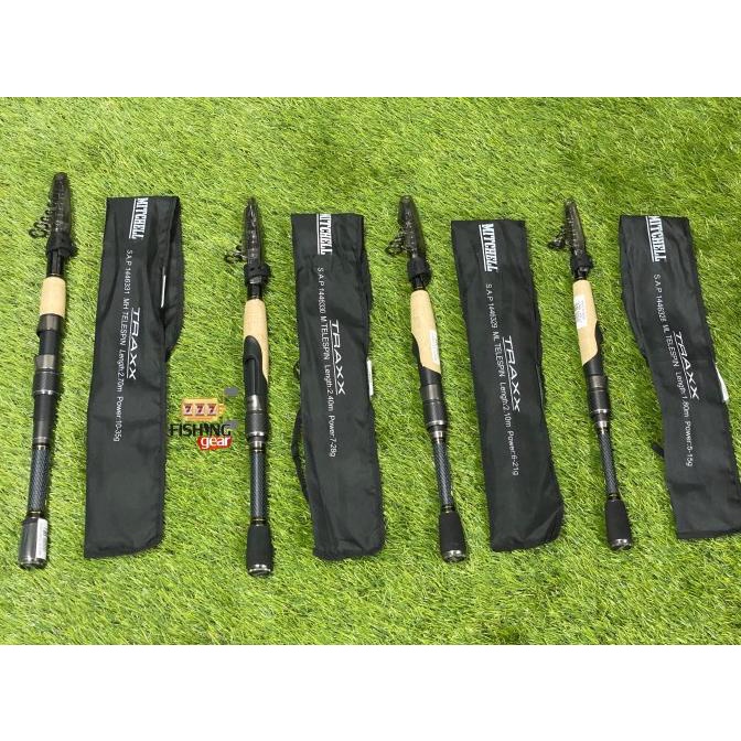 JORAN MITCHELL TRAXX TELESPIN TELESCOPIC SPINNING ROD 180-270cm