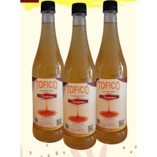 

Tofico Syrup romma ( rum raisin) natural flavour 1 Liter Tofico Sirup rum kismis