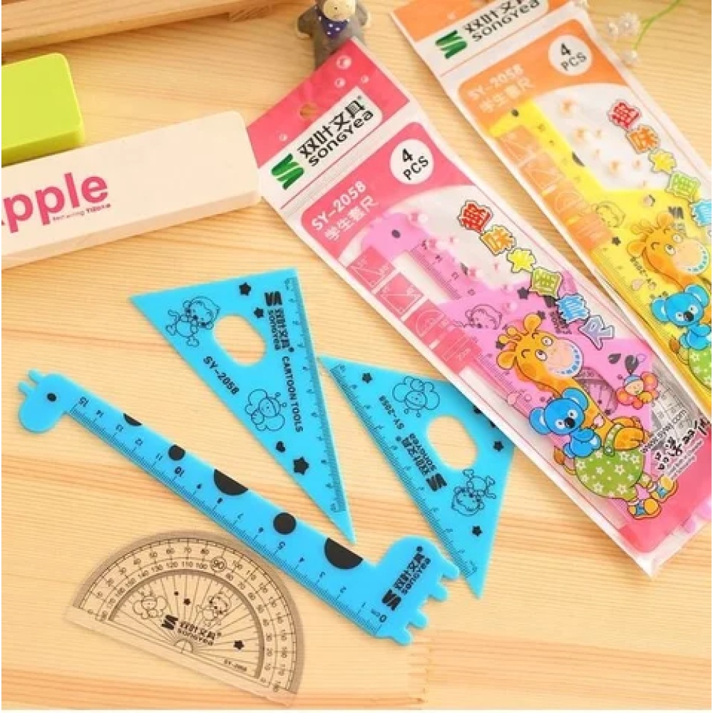 

Penggaris Set 4 in 1 Karakter Jerapah