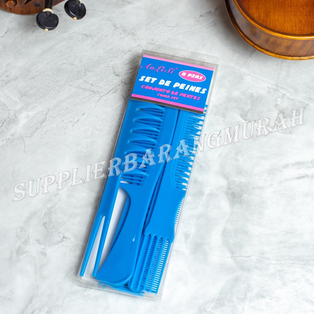 Sisir Salon Set isi 8bj Sisir Set FS1318