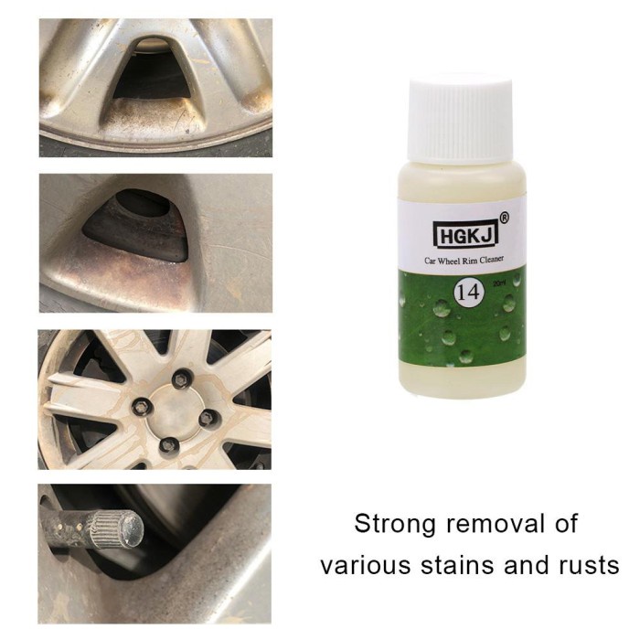 HGKJ 14 Cairan Pembersih Velg Mobil Car Wheel Rim Cleaner Isi 20mL