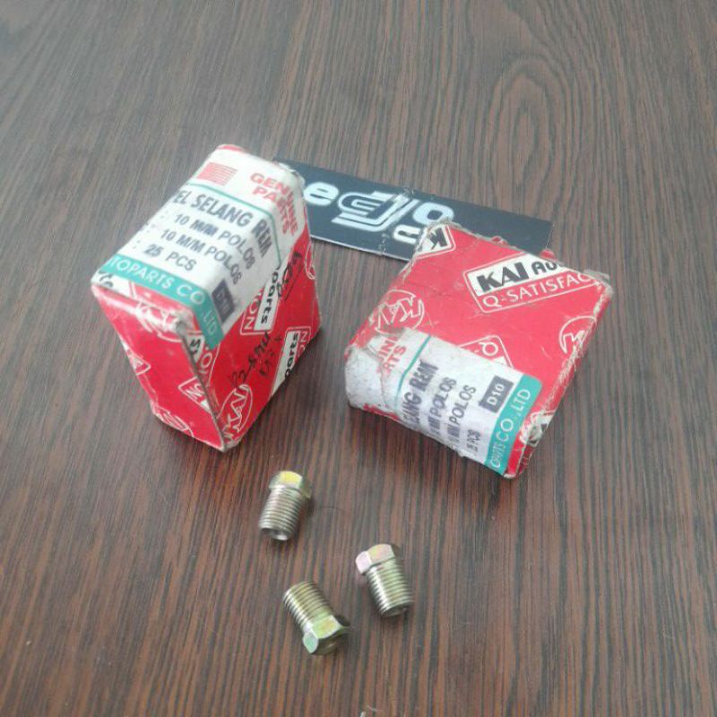 NEPEL PIPA SELANG REM 10 MM 10MM POLOS