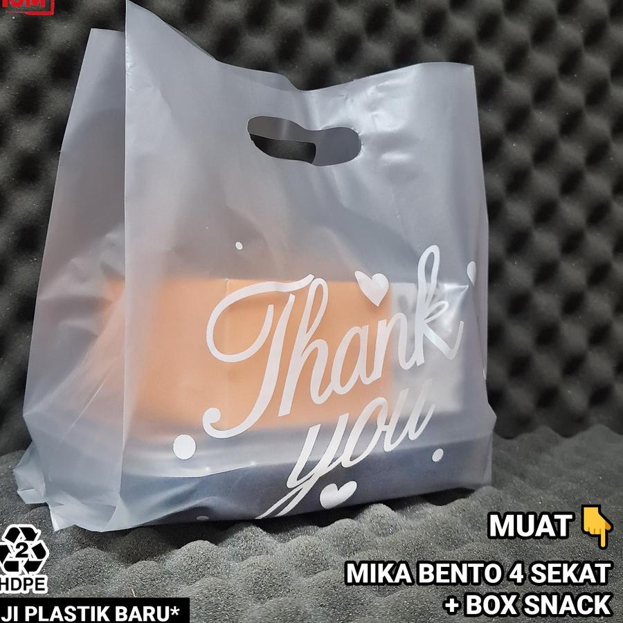 

Update한국 Kantong Plastik HD Box Bolu Susu Lembang Take Away Brownies Bening Motif THANK YOU Isi 50 !!