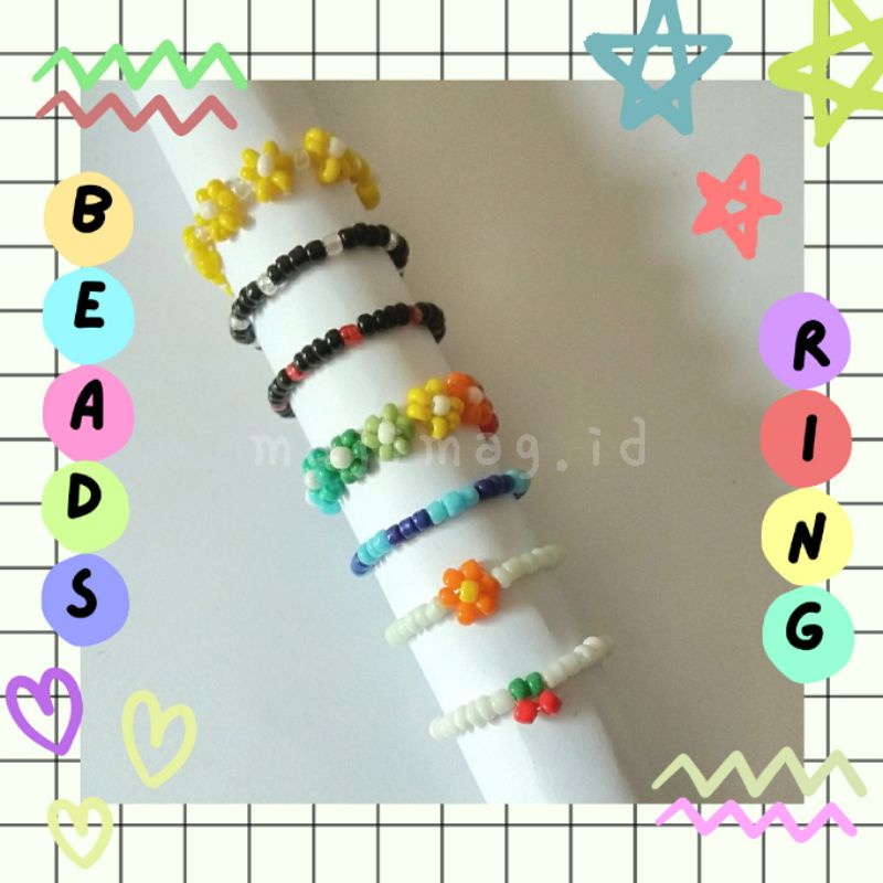 [PART 2] K-POP IDOL BEADS RING INPIRED | K-POP BEADS RING | KPOP IDOL RINGS | CINCIN KPOP | CINCIN M