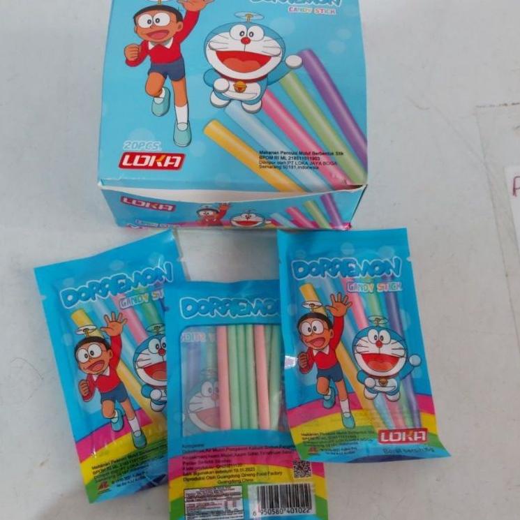 

See More--Doraemon Candy Stick (1 box isi 20 bungkus)