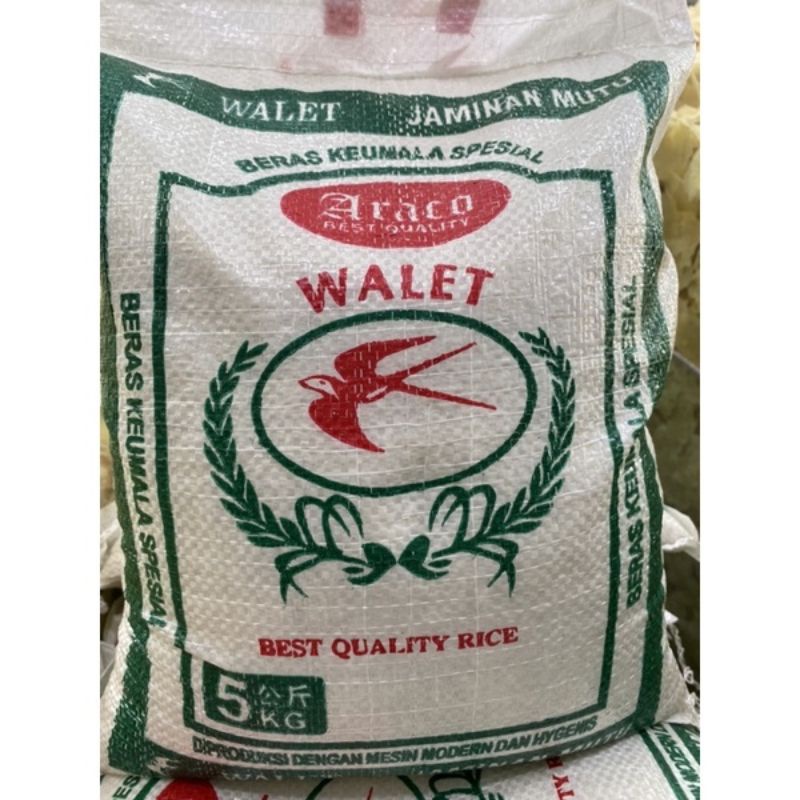 

Beras Cap Walet Araco 5 kg || Beras Aceh