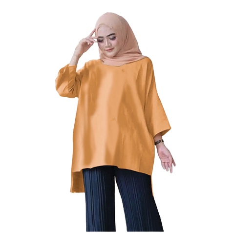 Tunik Atasan Wanita Polos Size XL LD 110cm