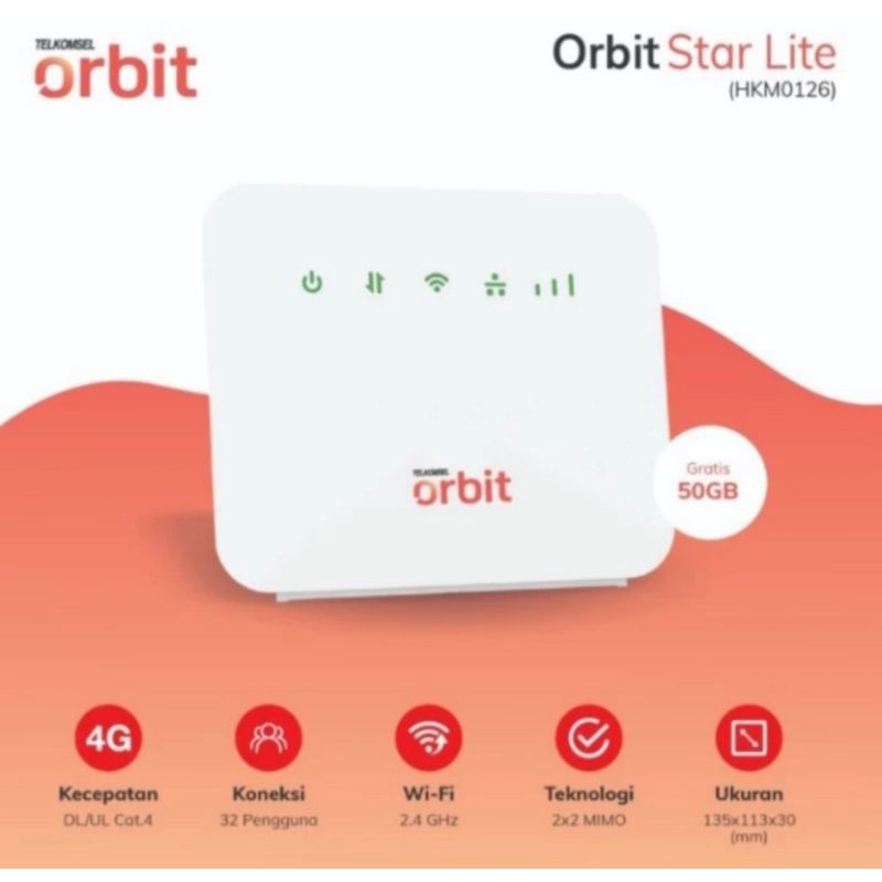 Modem Orbit Star Lite Router Telkomsel Orbit Star Lite Modem Wifi