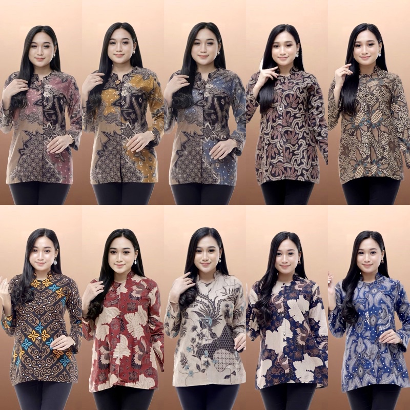 Batikid - Atasan Batik Dolby Dolbi Dobby Doby Tenun Sutra Tulis Halus Katun ATBM Baron Sarombit