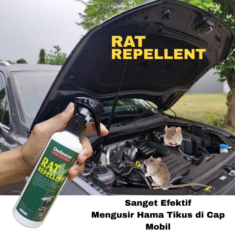 RAT REPELLENT SPRAY PENGUSIR TIKUS | PEMBASMI TIKUS | OBAT PENGUSIR TIKUS RUMAH DAN MOBIL | SPRAY PEMBASMI TIKUS RUMAH DAN MOBIL