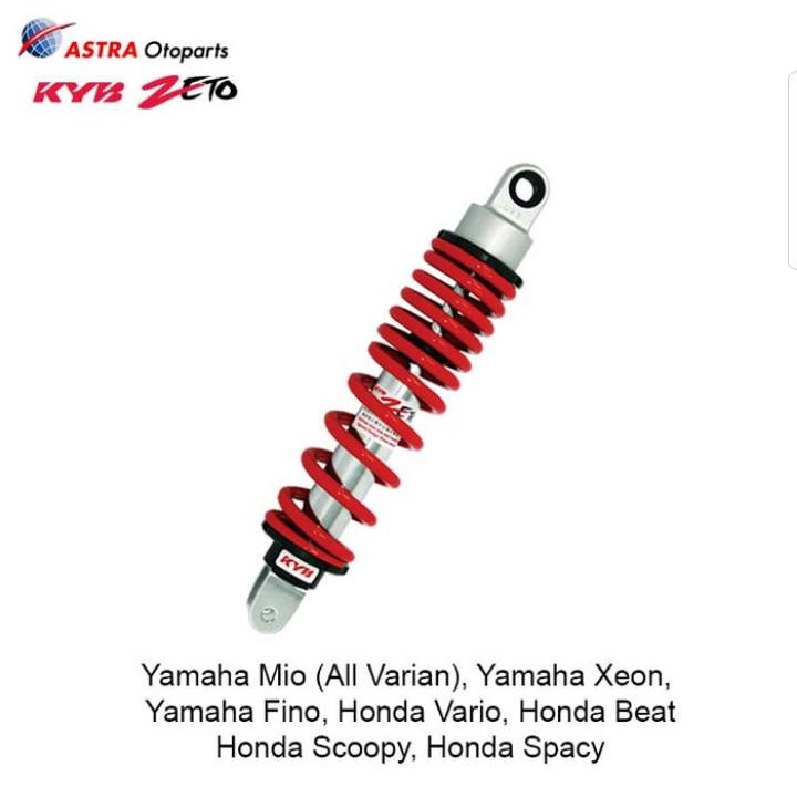 SHOCK BREAKER KAYABA ZETO (S Series) Mio, Xeon, Fino, Vario, Beat, Scoopy, Spacy Belakang Original K