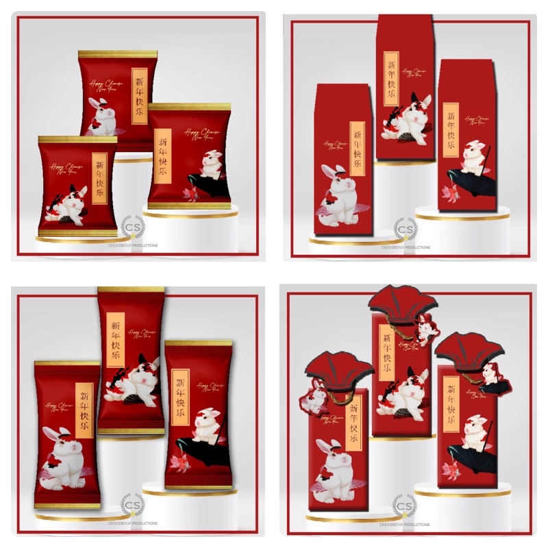 

Angpao Imlek Custom Amplop Year of The Rabbit 2023 Cheviostar CNY