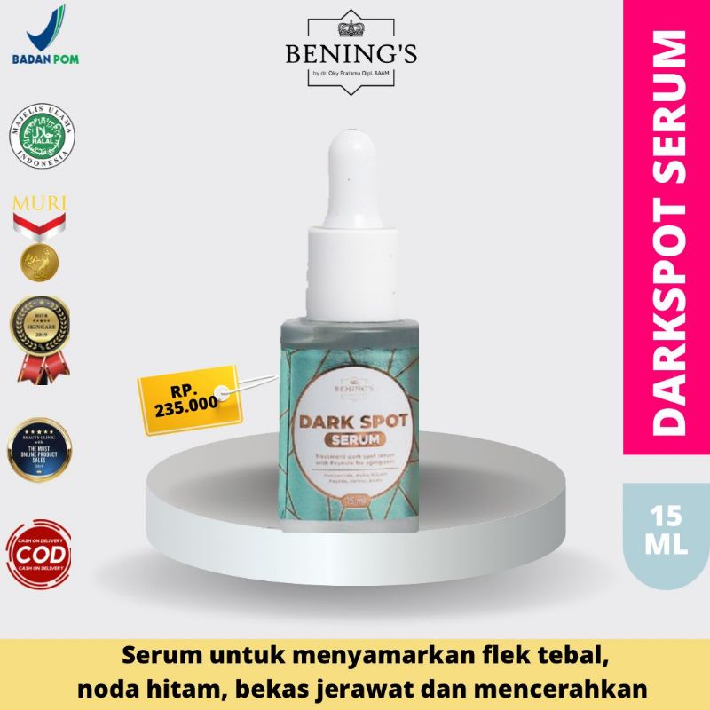BENING'S DARK SPOT SERUM FLEK HITAM DR OKY PRATAMA