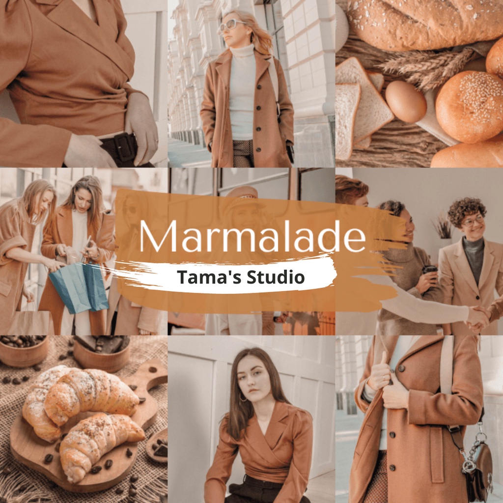 5 Lightroom Preset Marmalade IOS/Android &amp; Dekstop