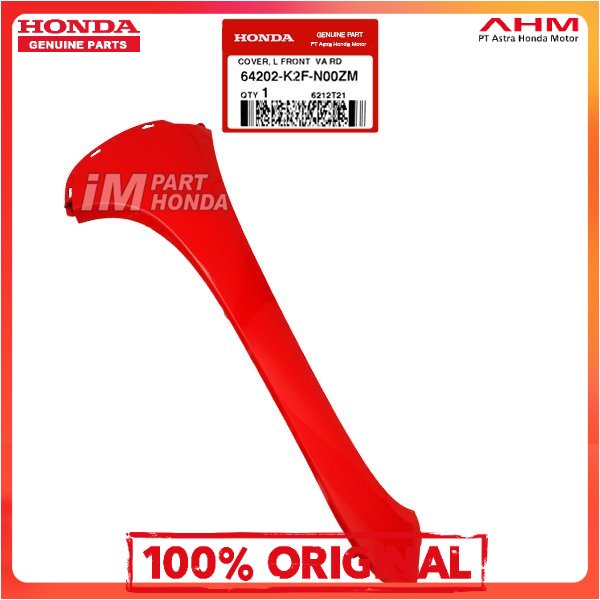 *Ori Ahm  Cover Sayap Kiri Scoopy Esp K2F Merah Va Rd 64202-K2F-N00Zm 64202K2FN00ZM Terjamin asli 10