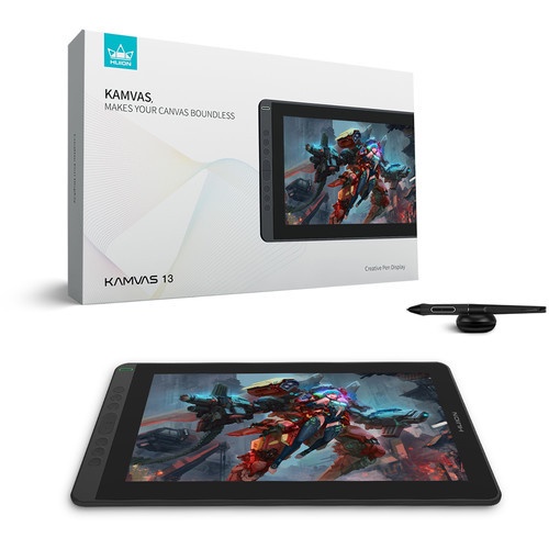 Tablet New Huion Kamvas 13 Pen Display Tablet (Android Ready) - Garansi Resmi