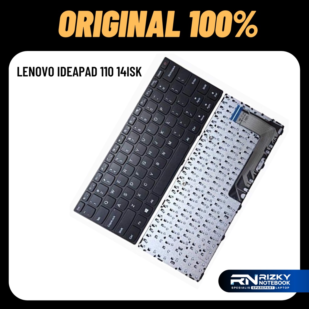 NEW 100% Keyboard Lenovo Ideapad 110-14ISK 110-14 ISK SOKET PINGGIR