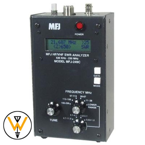 MFJ 249C 530KHZ-230MHZ SWR ANALYZER RF / FC