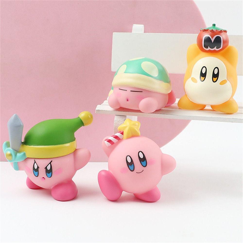 Needway  Kirby Figure Hadiah Natal Mini Pink Waddle Dee Collection Kartun Anime Figure