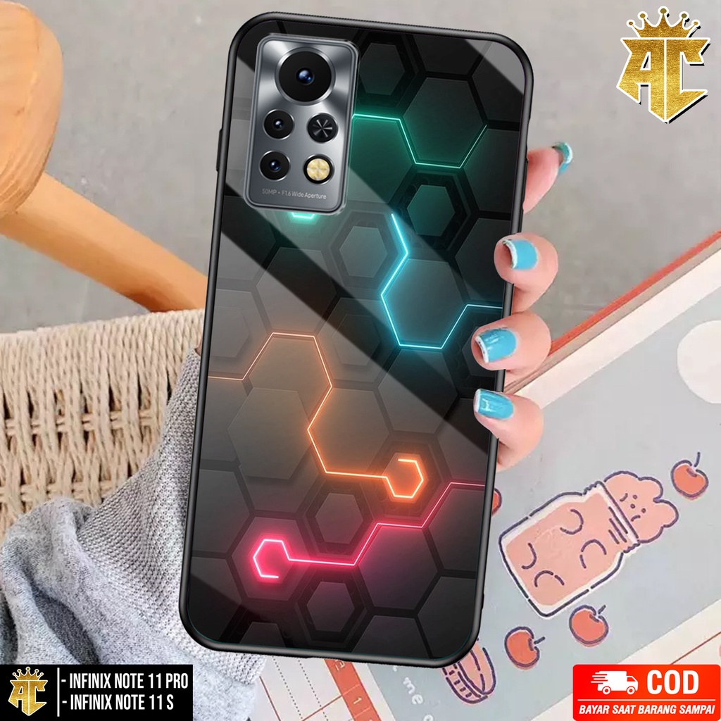 Case INFINIX NOTE 11 PRO / INFINIX NOTE 11S - Casing INFINIX Terbaru 2022 AERO STORE [ ABSTRAK ] Sil