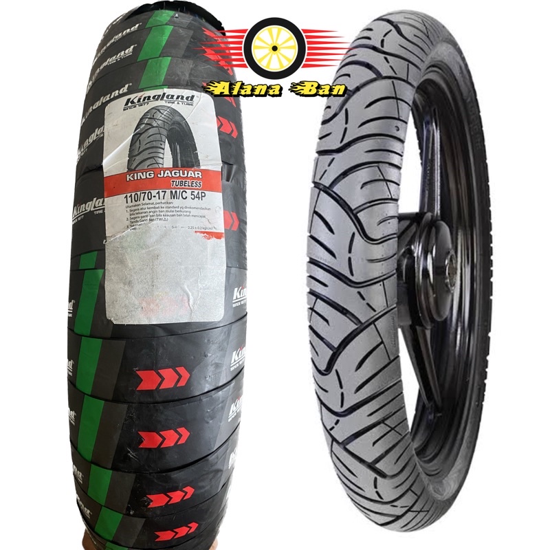 Ban Kingland ukuran 110/70 ring 17 Tubeless King Jaguar