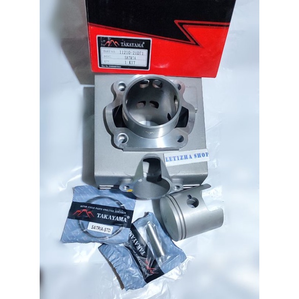 BLOK SEHER SATRIA 2T RU HIU LUMBA120 CYLINDER BLOK KOMPLIT SUZUKI SATRIA 2T RU SATRIA HIU/LUMBA 120