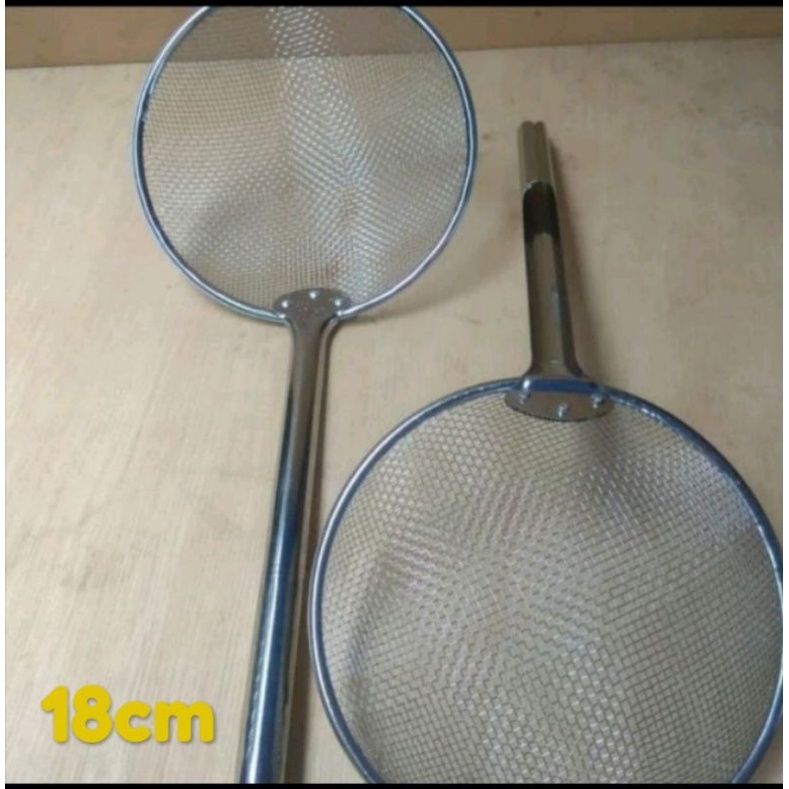 SARINGAN STAINLESS/ SARINGAN PENGGORENGAN BESAR/ SARINGAN PENGGORENGAN JUMBO/ SEROKAN STAINLESS BESA