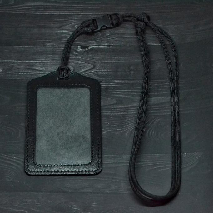 

favorit] Lanyard ID Card Holder Tali Gantungan Name Tag Paracord Adjustable