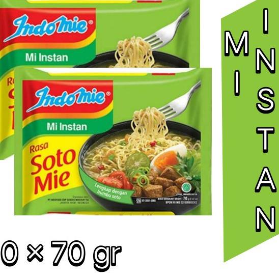 

CODELl2L6--Indomie Soto Mie Mi Instan 70 gr isi 10 pcs