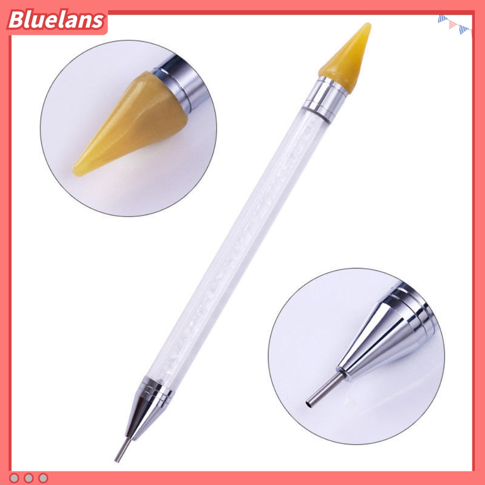 (In Stock) Kacamata Hitam Lensa Warna Warni ♡Pen Dotting Manik-Manik Kristal Berlian Imitasi Untuk Nail Art