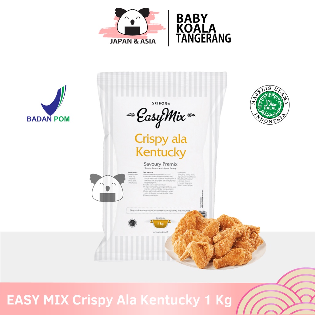 

EASY MIX Tepung Crispy Ala Kentucky 1 Kg Halal