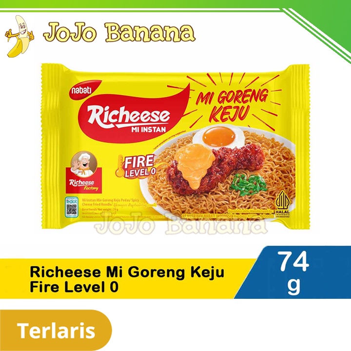 

RICHEESE Mie Goreng Keju - Ramen Keju 74gr