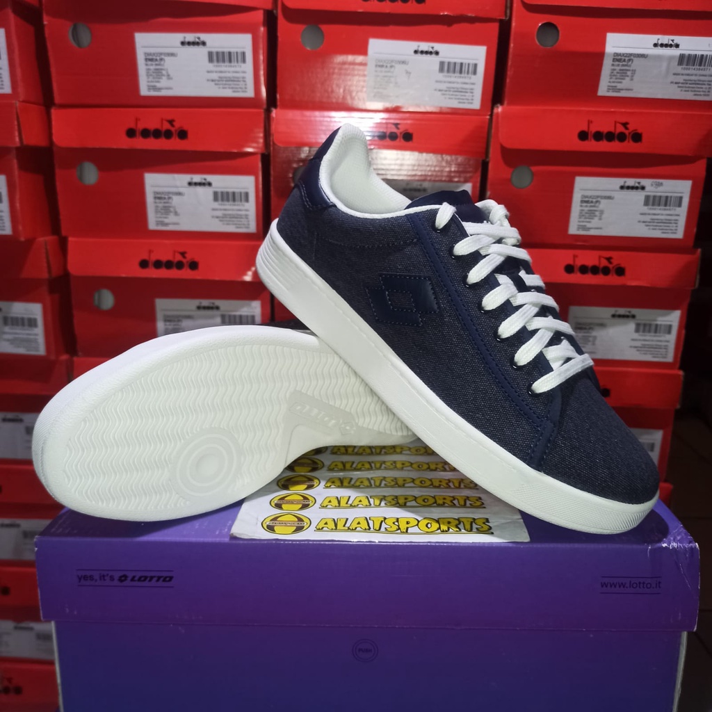Lotto 1973 Evo IX 215662-06R Sepatu Sneaker Pria ORIGINAL