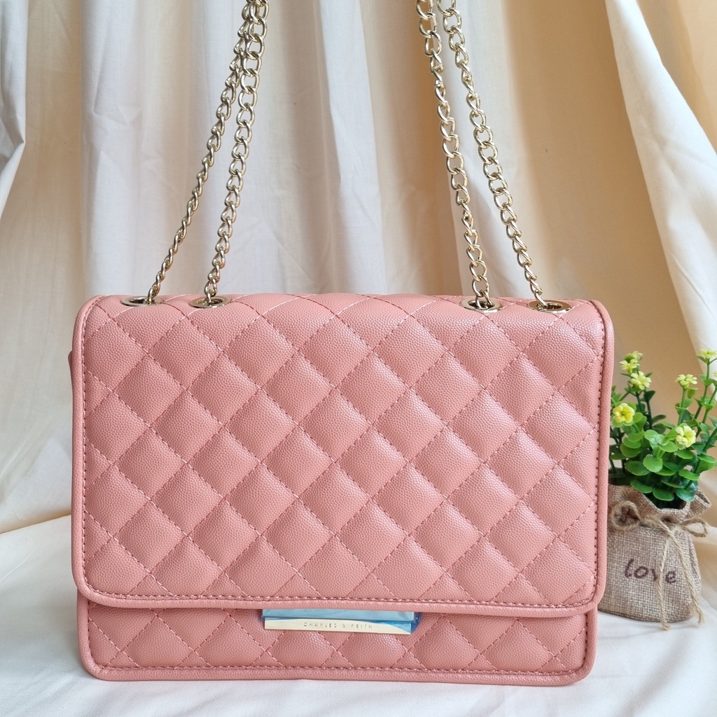 TAS CK WANITA QUILTED SHOULDER BAG BIG SIZE