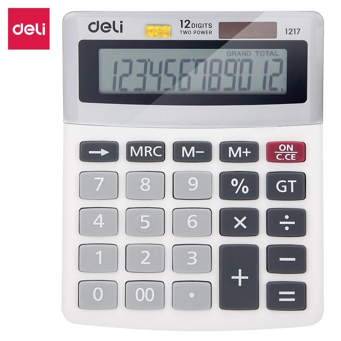 

[COD] DELI - E1217 / Kalkulator Retro 12 Digit / Peralatan Kantor Murah TERUJI Kode 627