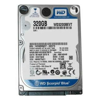 Hardisk 320 GB SATA For PC