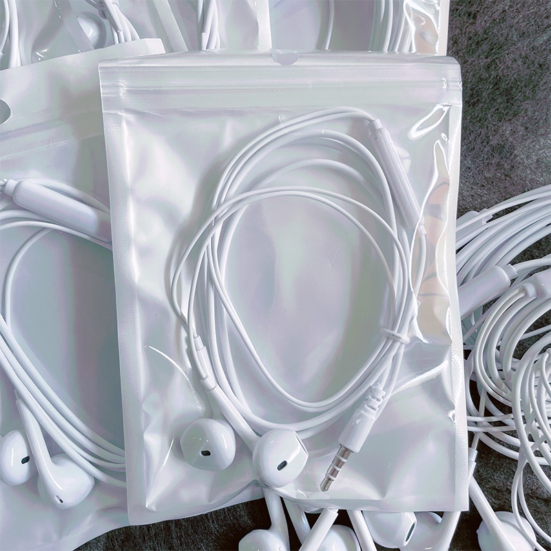 【HF038】HEADSET ORIGINAL COPOTAN  JACK 3.5MM EXTRA BASS PUTIH/HITAM-PUTIH