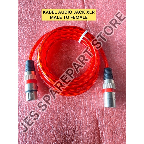 KABEL AUDIO JACK CANON XLR MALE TO FEMALE